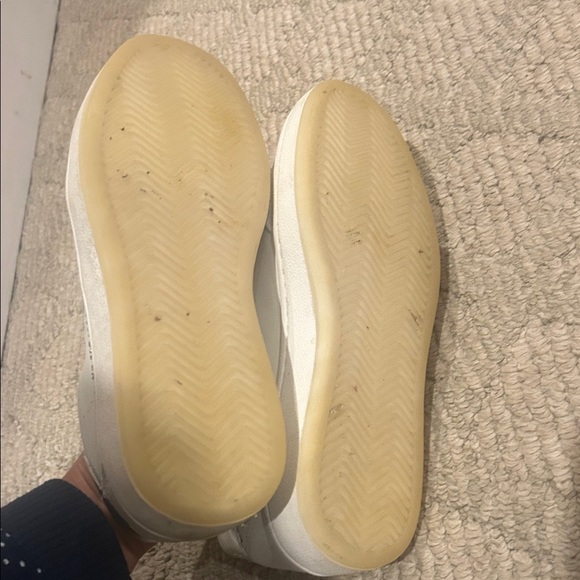 Vintage Havana Women's White and Glitter Silver Sneakers - Picture 10 of 10